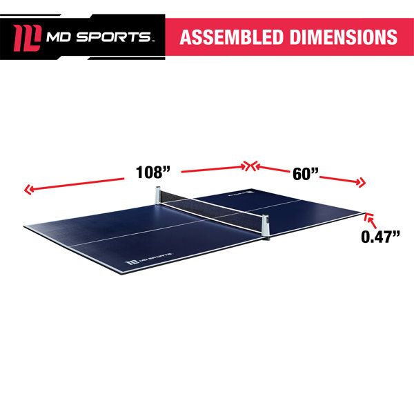 MD Sports Foldable Indoor Conversion Table Top & Reviews Wayfair